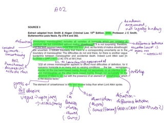 Produce an answer to the following question:“Discuss the significance of the case of Adomako to the development of involuntary manslaughter” [16] Deadline:  Thursday 31st March 2011