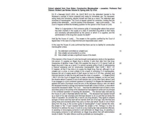 Discuss the need to establish a risk of death from D’s actions which is obvious to the reasonable man (Misra, Bateman)