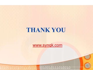 THANK YOU

 www.synqk.com
 
