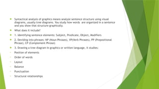 Comprehensive Guide to Syntactical Analysis of Graphics and Sentence ...