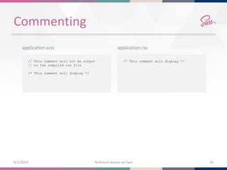 Syntactically awesome stylesheets (Sass) | PPT