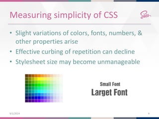 Syntactically awesome stylesheets (Sass) | PPT