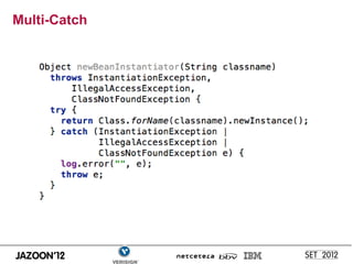 Multi-Catch
 