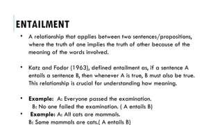 Syntactic Semantics:Contradiction, Ambiguity, semantic Anomaly ...