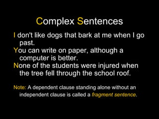 English Syntax - Basic Sentence Structure | PPT