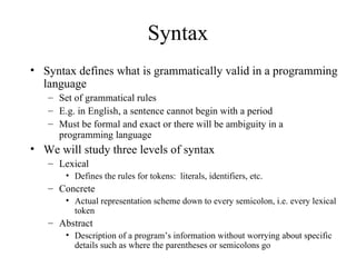 Syntax | PPT