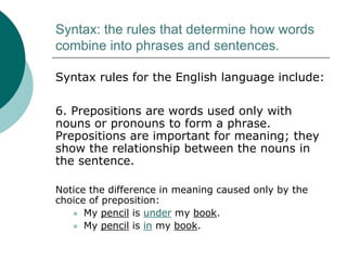 What is Syntax? | PPT