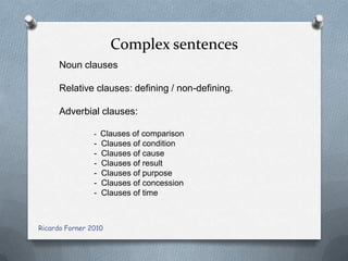 Syntax: multiple sentences | PPSX