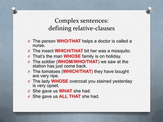 Syntax: multiple sentences | PPSX