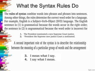 Syntax | PPTX
