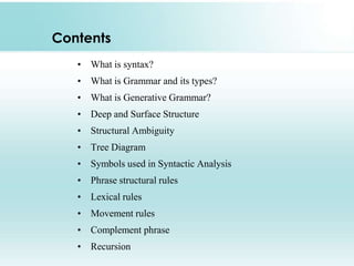 Syntax Sacs Syntax | PPSX