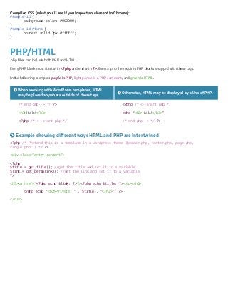 Syntax Basics Cheat Sheet