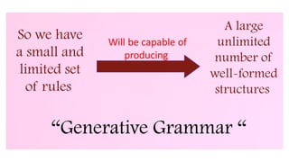 Chapter 8 Syntax George Yule linguistics | PDF