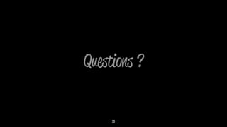 Questions ?
23
 