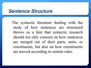 Examples Of Syntax In Literature