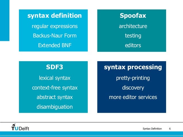 syntax definition syntax definition
