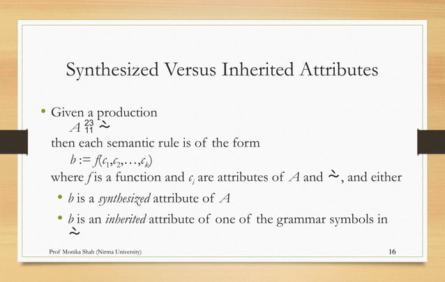 Syntax Directed Definition and Translation | PPTX