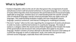 Syntax Lec 1.pptx for bs students basic | PPTX