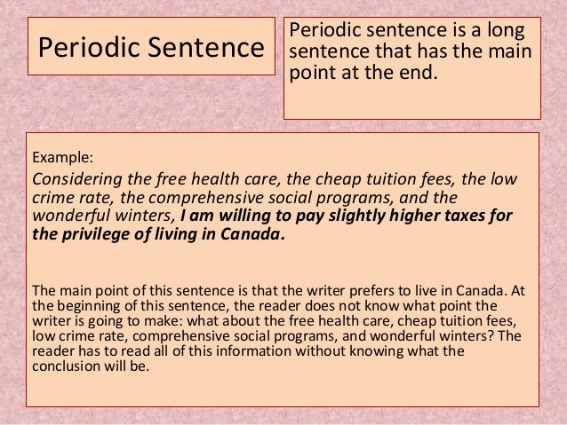 The Types of Sentences