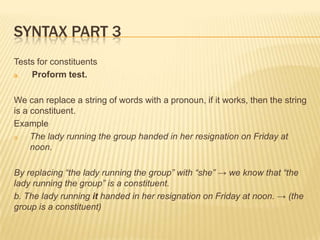 Syntax –part 3 | PPTX