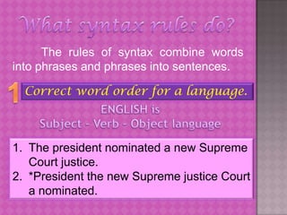 Syntax ppt..ms. biasong | PPTX