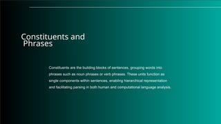 Syntax Representation in natural language processing | PPTX