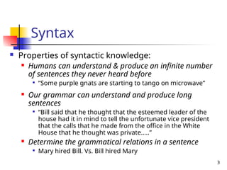 syntaxtreediagrams-.ppt Sentence analysis through tree diagrams | PPT