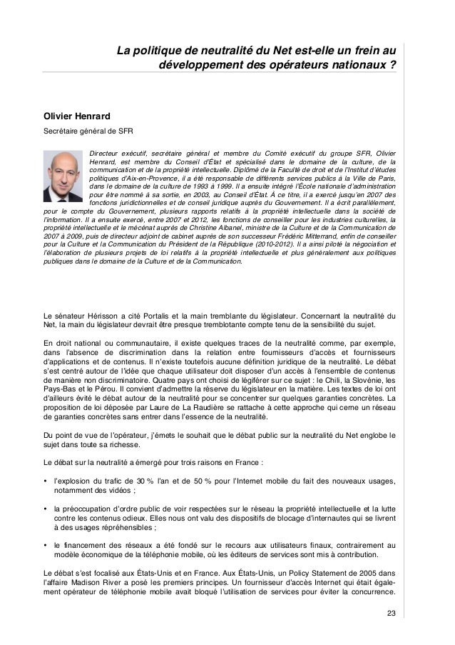 Rencontres parlementaires numerique