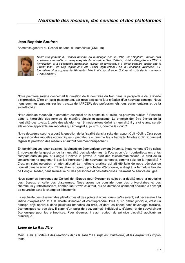 Rencontres parlementaires numerique