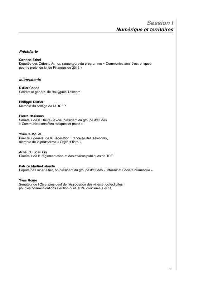 Rencontres parlementaires numerique