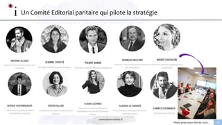 www.linnovatoire.fr
14
Un Comité Editorial paritaire qui pilote la stratégie
Photo prise avant février 2020…
 