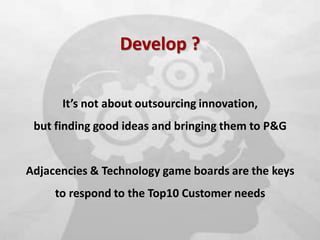 Procter & Gamble's Connect & Develop | PDF
