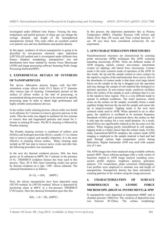 Synthesis and morphology of silicon nanoparticles by | PDF