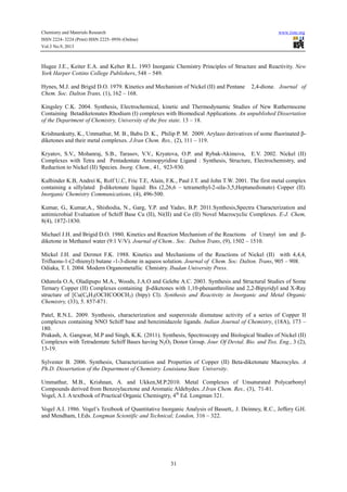 Synthesis, characterization and kinetic studies of nickel (ii) | PDF