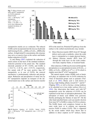 Synthesis, characterization and role of zero valent iron nanoparticle ...