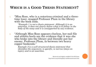 Synthesis Essay (Compare And Contrast)