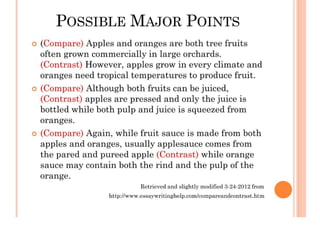 Synthesis Essay (Compare And Contrast)