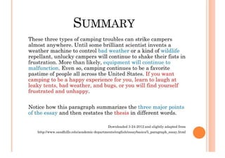 Synthesis Essay (Compare And Contrast)