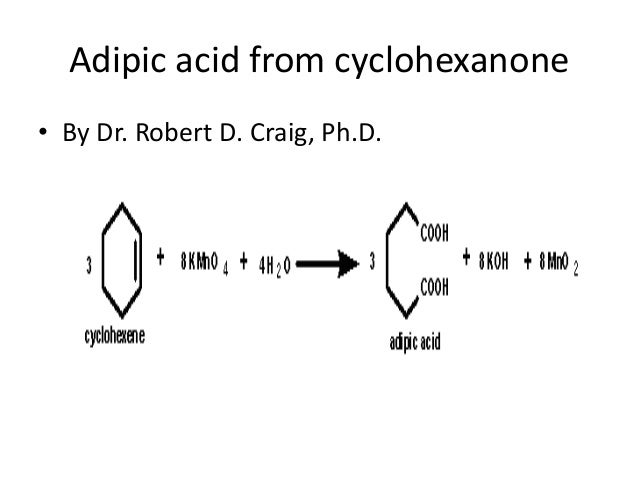 Synthesis of adipdic acid organic lab