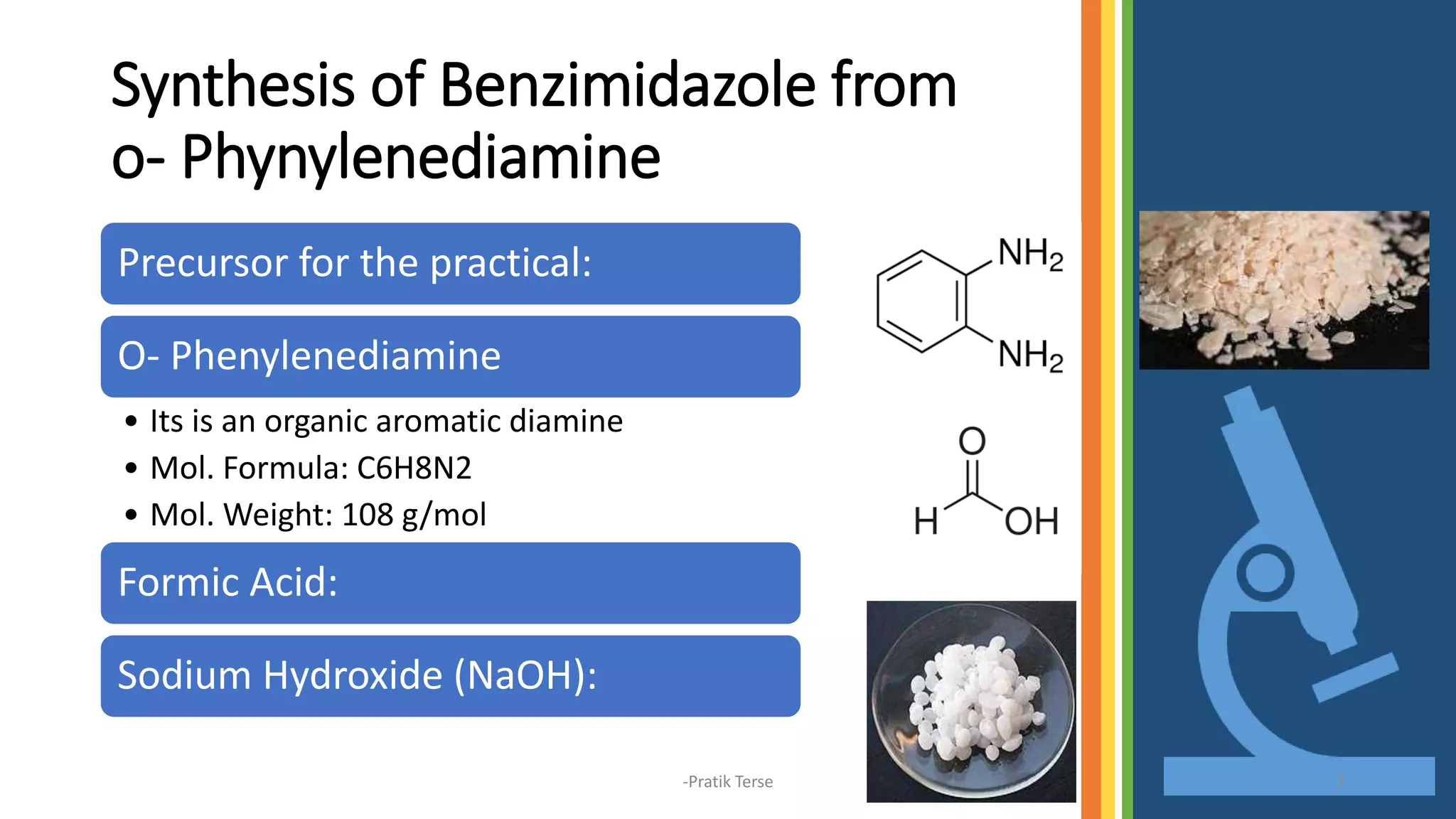 Synthesis of Benimidazole from o- Phynylenediamine.pptx