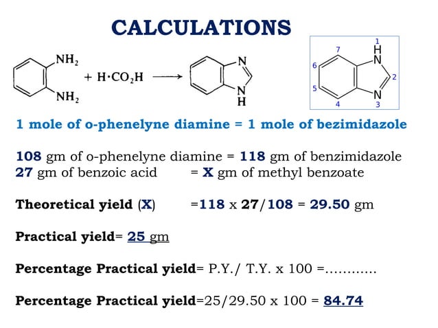 Synthesis of Benzimidazole with reaction, reaction mechanism and ...