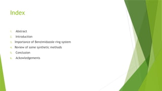 Synthesis of Benzimidazole Derivatives Microwave Synthesis Approach.pptx