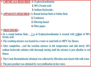 Synthesis of Benzimidazole Med.Chemistry.pptx