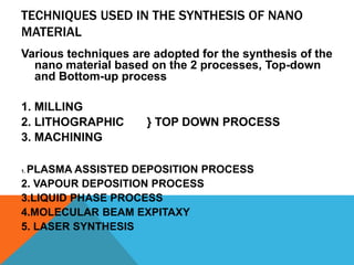 Synthesis of carbon nanotubes | PPTX