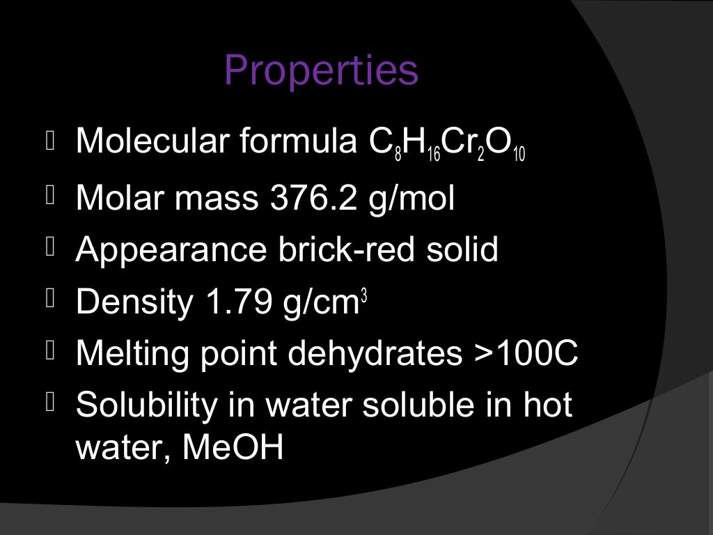 Synthesis of chromium(ii)acetate hydrate