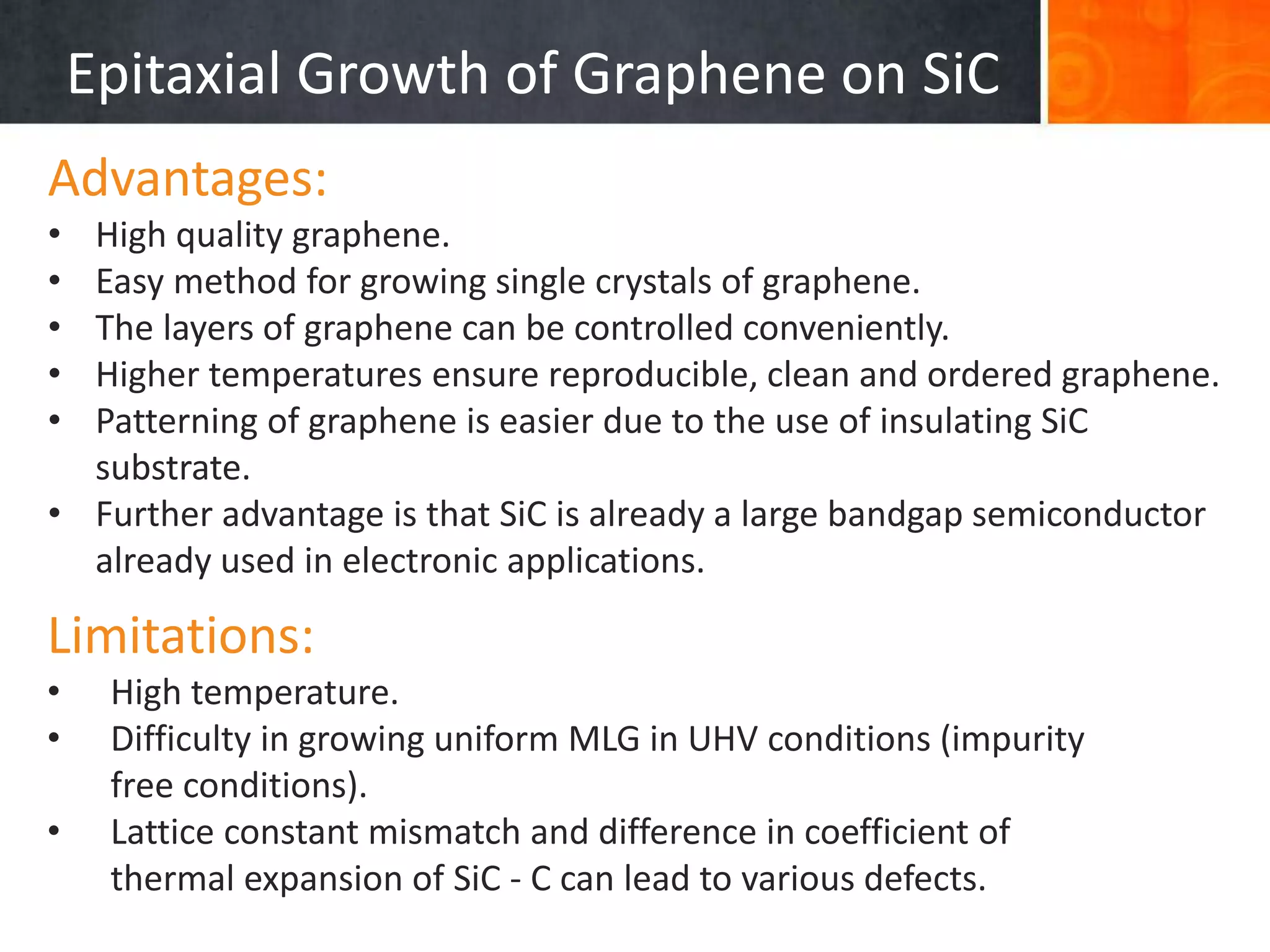 Synthesis of graphene | PPTX