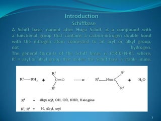 Synthesis of schiff base complexes and their biological studies ...