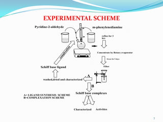 Synthesis of schiff base complexes and their biological studies ...