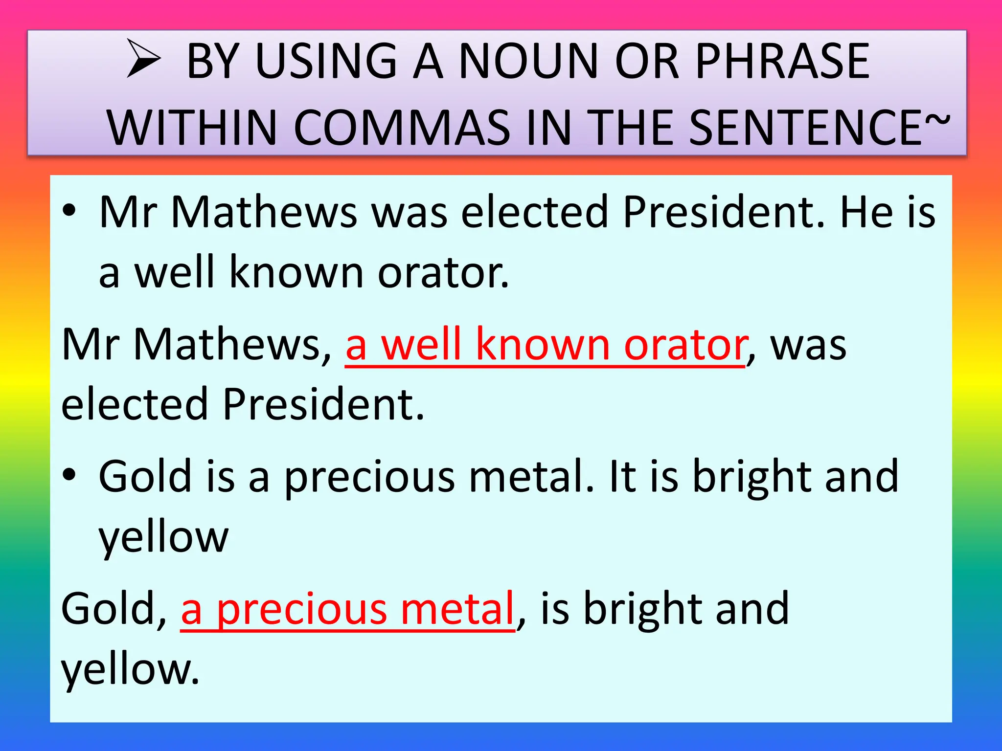 SYNTHESIS OF SENTENCES PPT FOR ENGLISH FL | PPTX