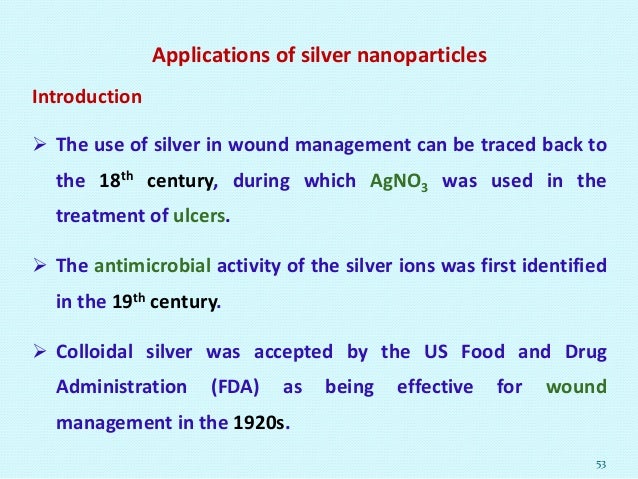 silver nanoparticles presentation slideshare
